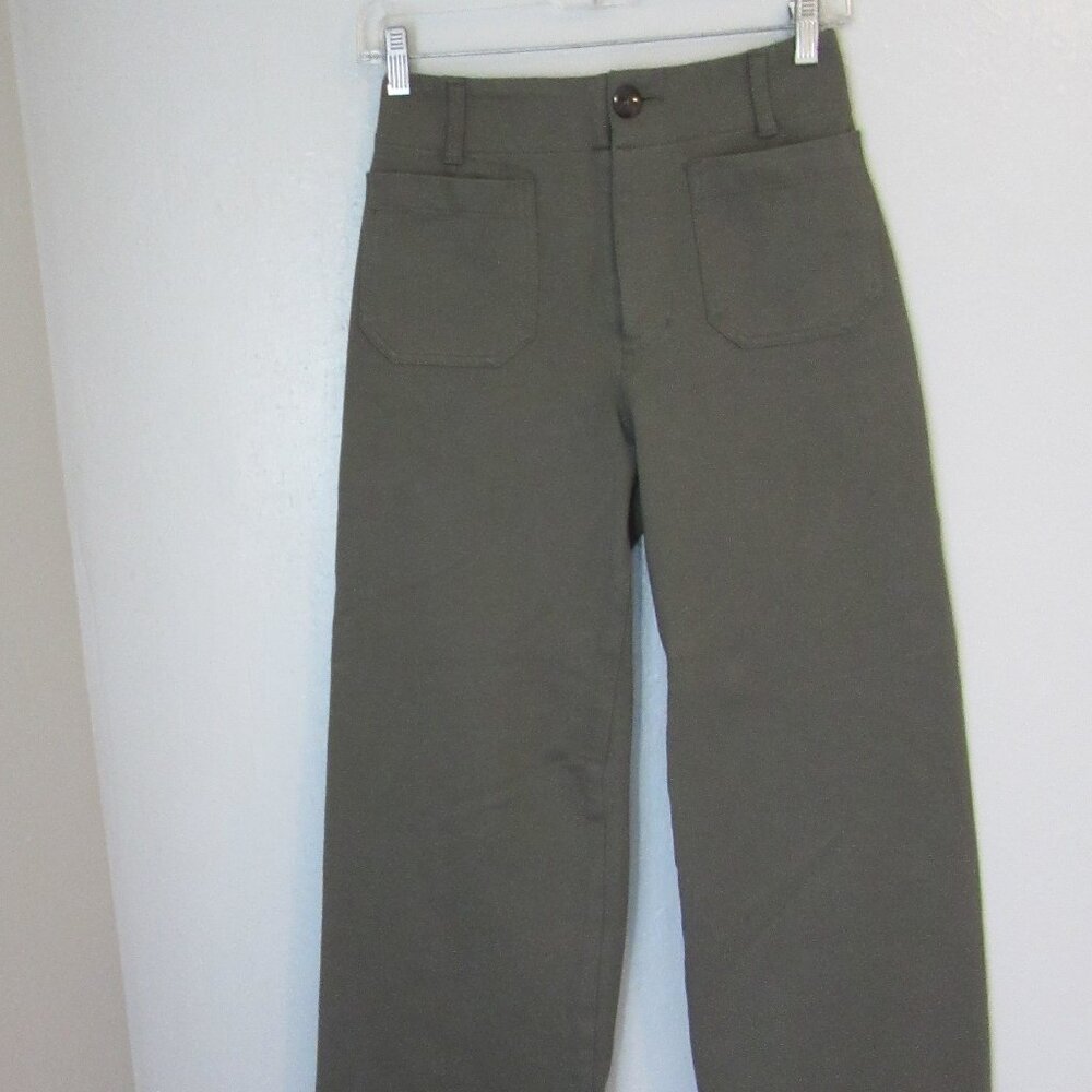 MAEVE Green The Colette Stretchy Fabric Size 25 Pants